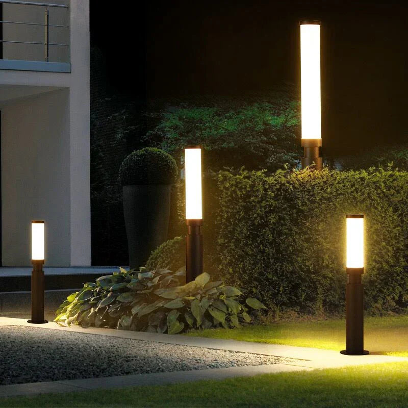 Timber Waterproof Pole Lamp