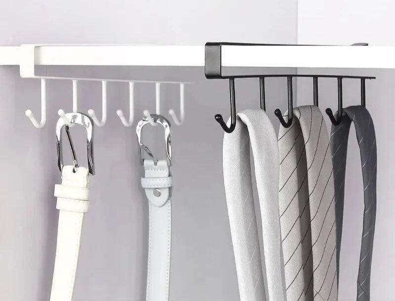 Winnie Nail-Free Kitchen Hooks – Multi-Row Storage Rack