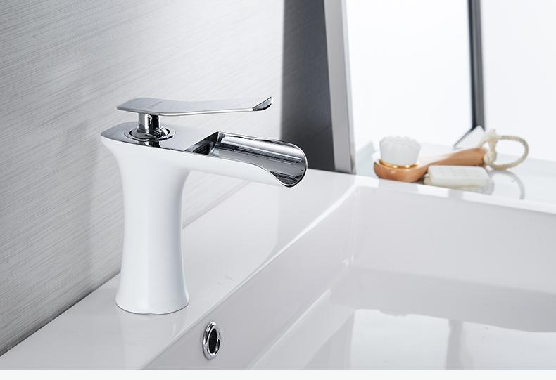 Single Handle Basin Waterfall Faucet