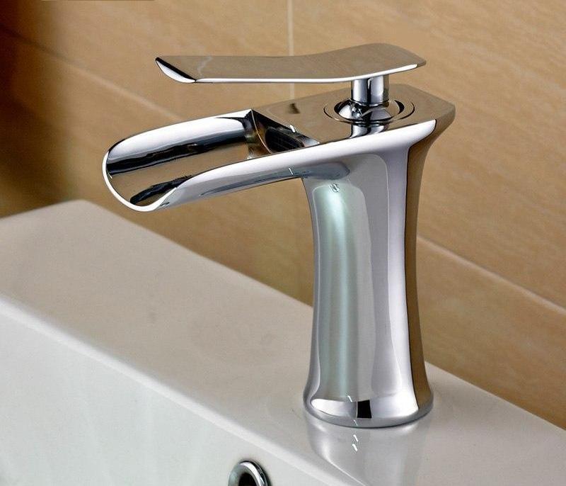 Single Handle Basin Waterfall Faucet