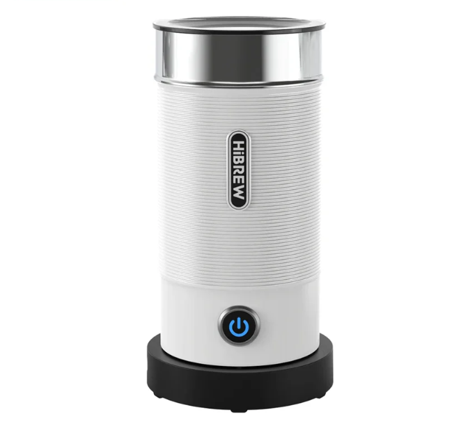 HiBREW M1A Batedor de Leite e Espumador – Automático para Latte, Cappuccino, Misturador de Chocolate Quente/Frio, Toque Frio, 350W