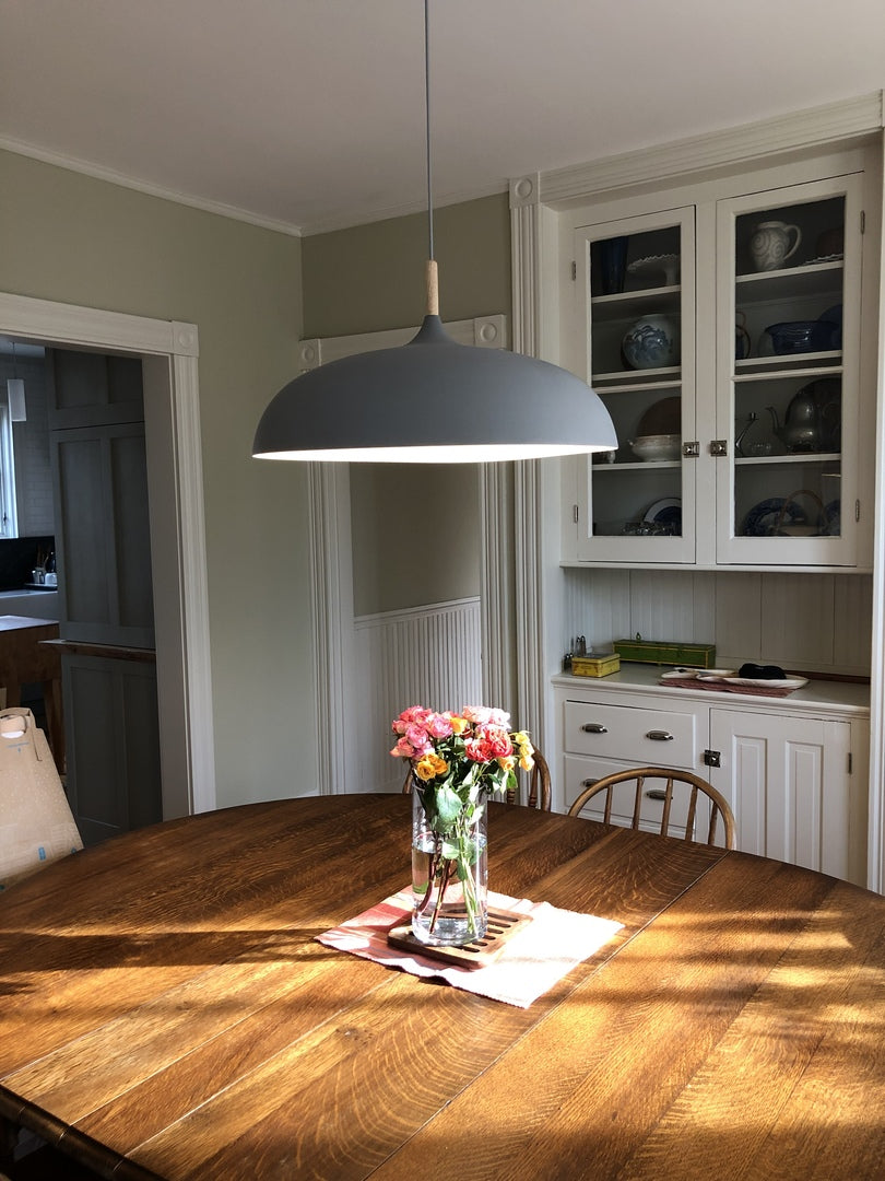 Soft Pastel Palette Pendant Lights in Metal & Wood