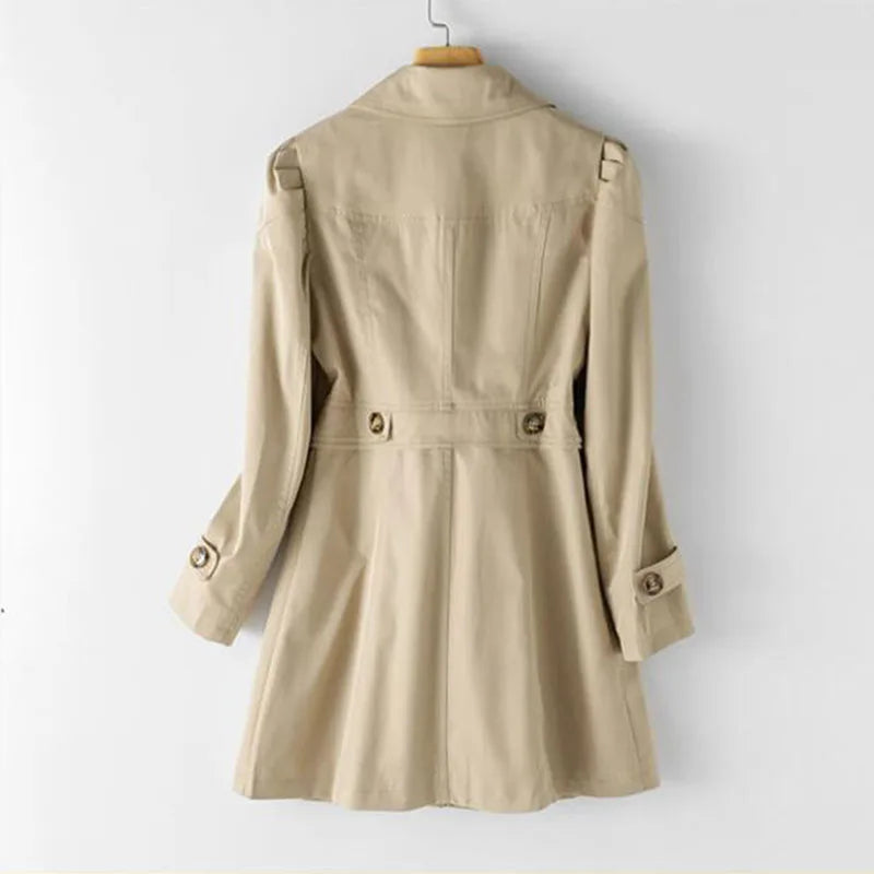 Trench Coat enkelt-breasted jakke