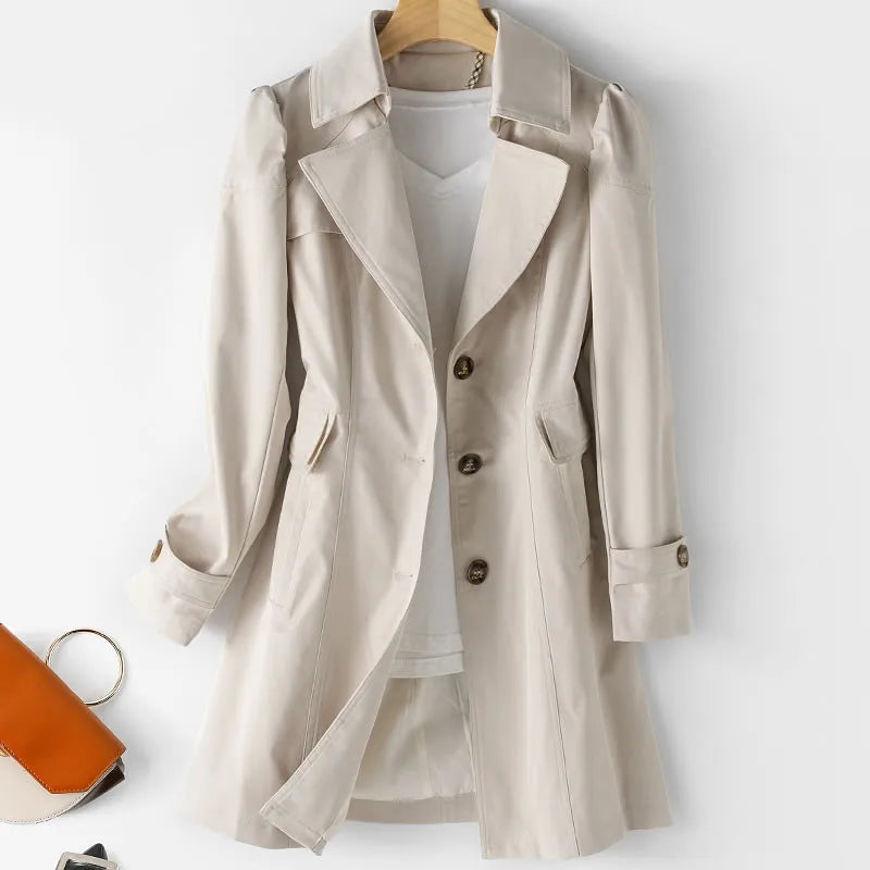 Trench Coat Single-Breasted Jacket