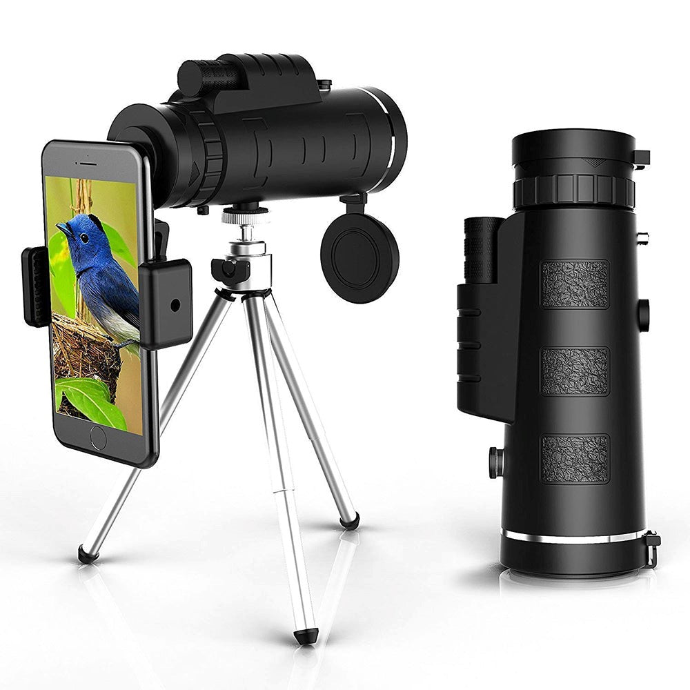 Starscope HD Monocular – High-Powered Waterproof Telescope with Smartphone Holder & Tripod