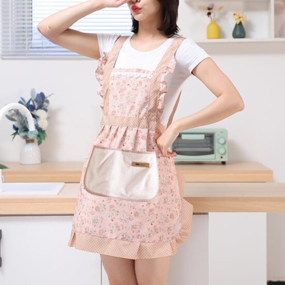 Taavita Floral Design Kitchen Apron