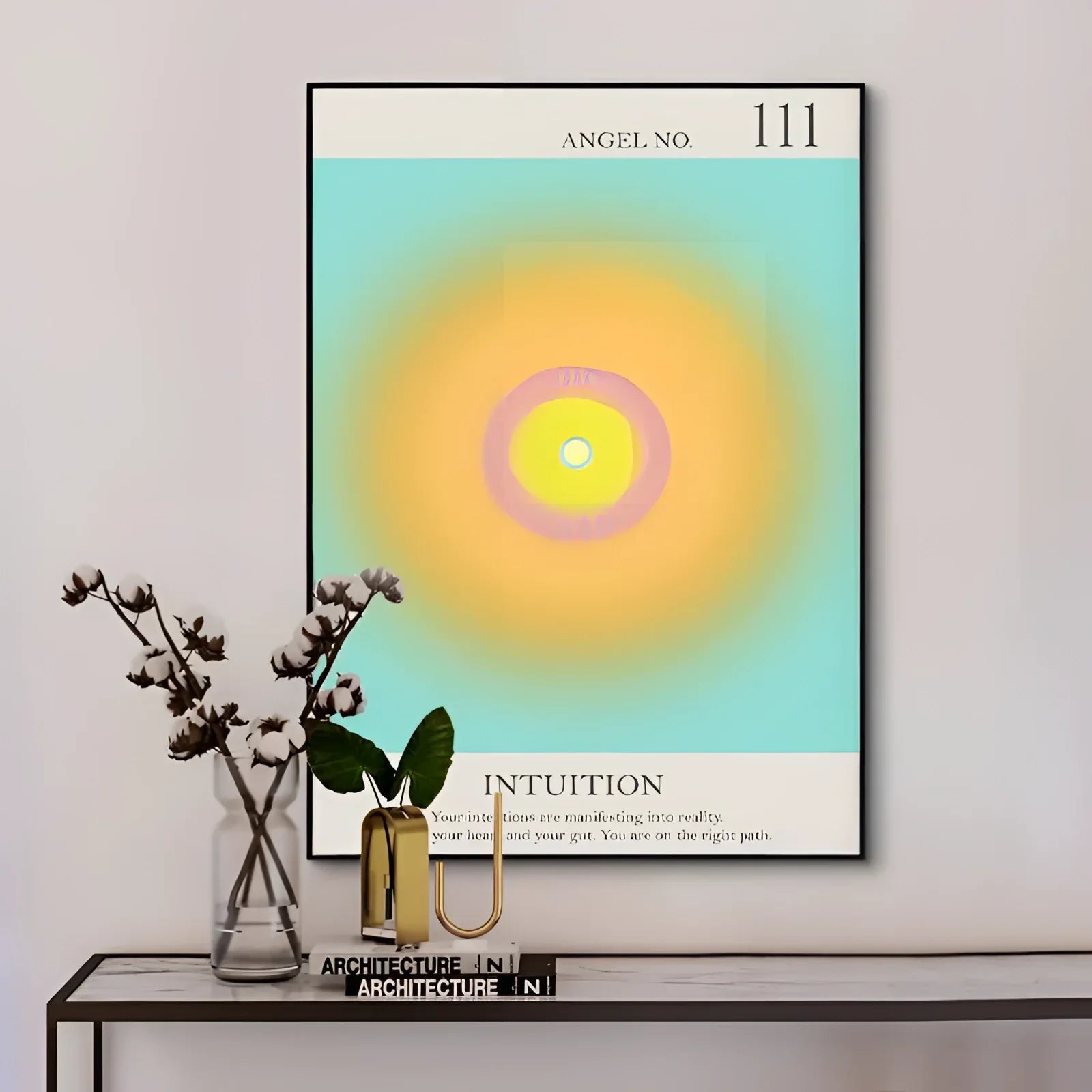 Engel Nummer 666 Poster: Spirituelles Erwachen & Meditationsdeko