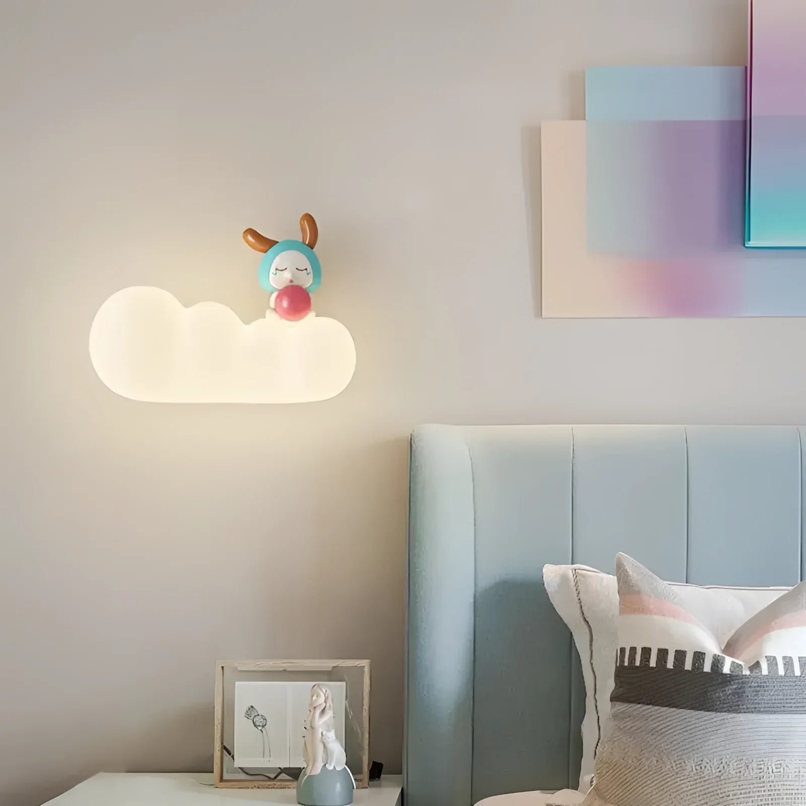 Lampada da Parete Nuvola - Faretto Dimmerabile per Nursery e Decorazione