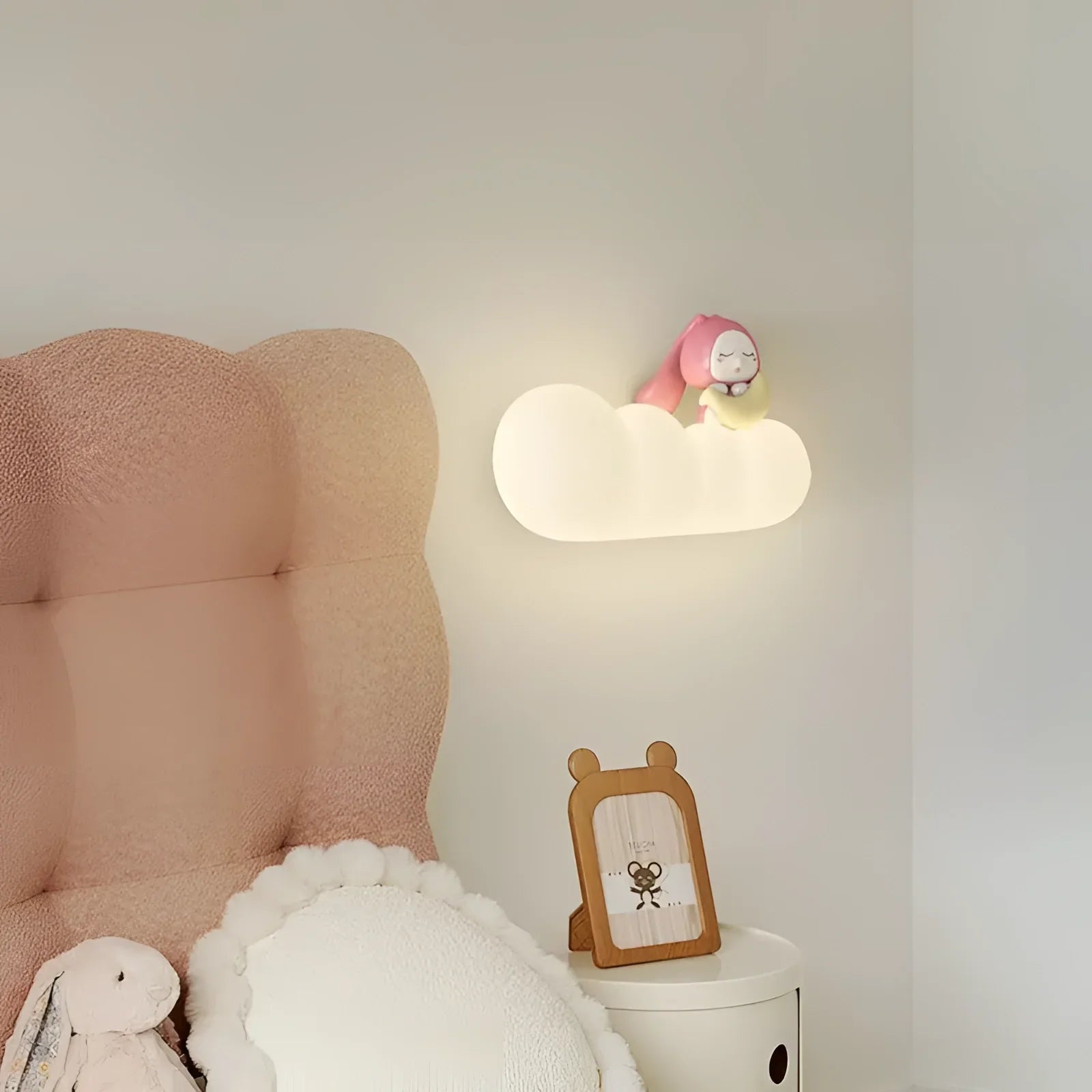 Lámpara de Pared Nube - F fixture de Luz Regulable para Guardería y Decoración