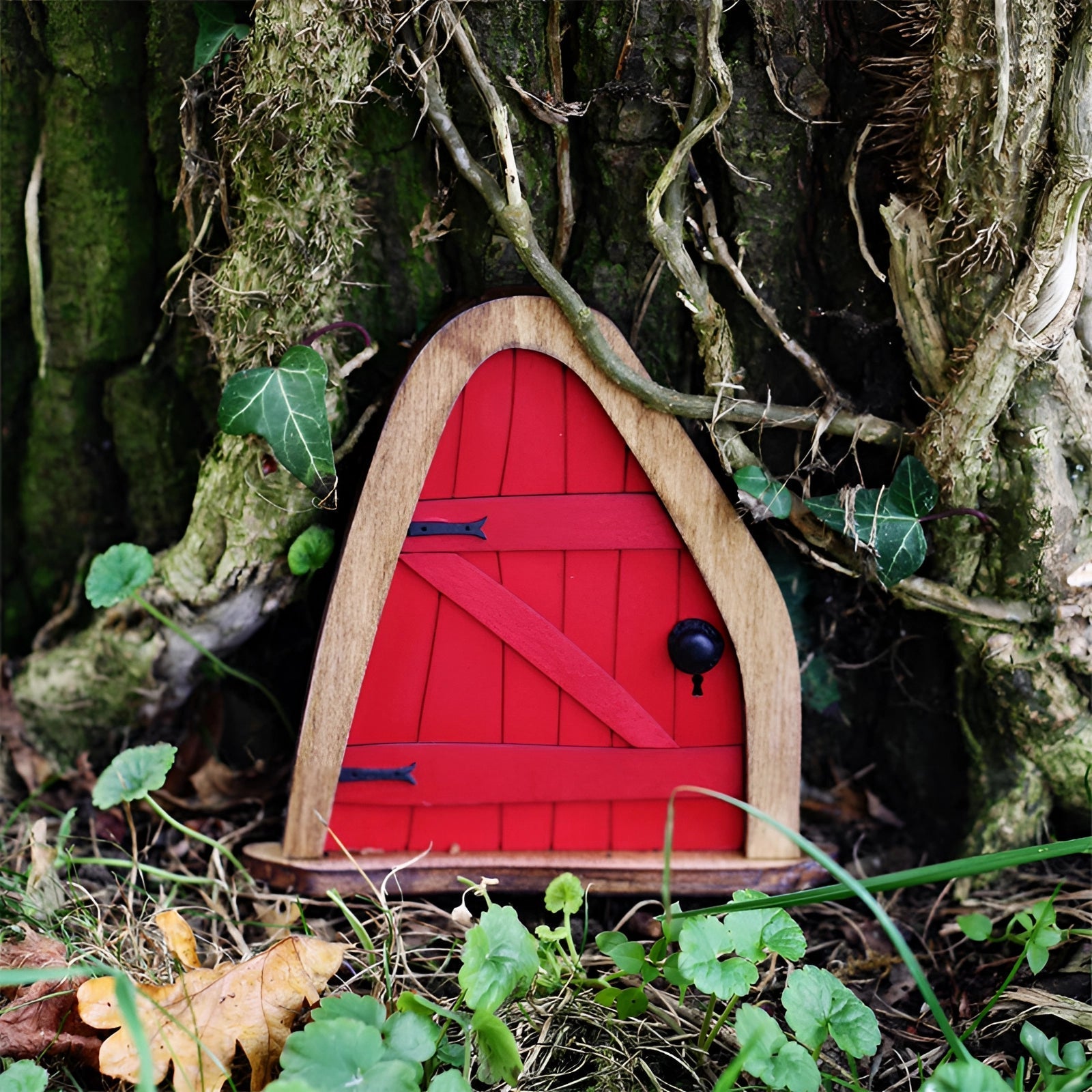 Puerta de Jardín de Hadas - Decoración y Accesorio de Árbol Encantado en Miniatura