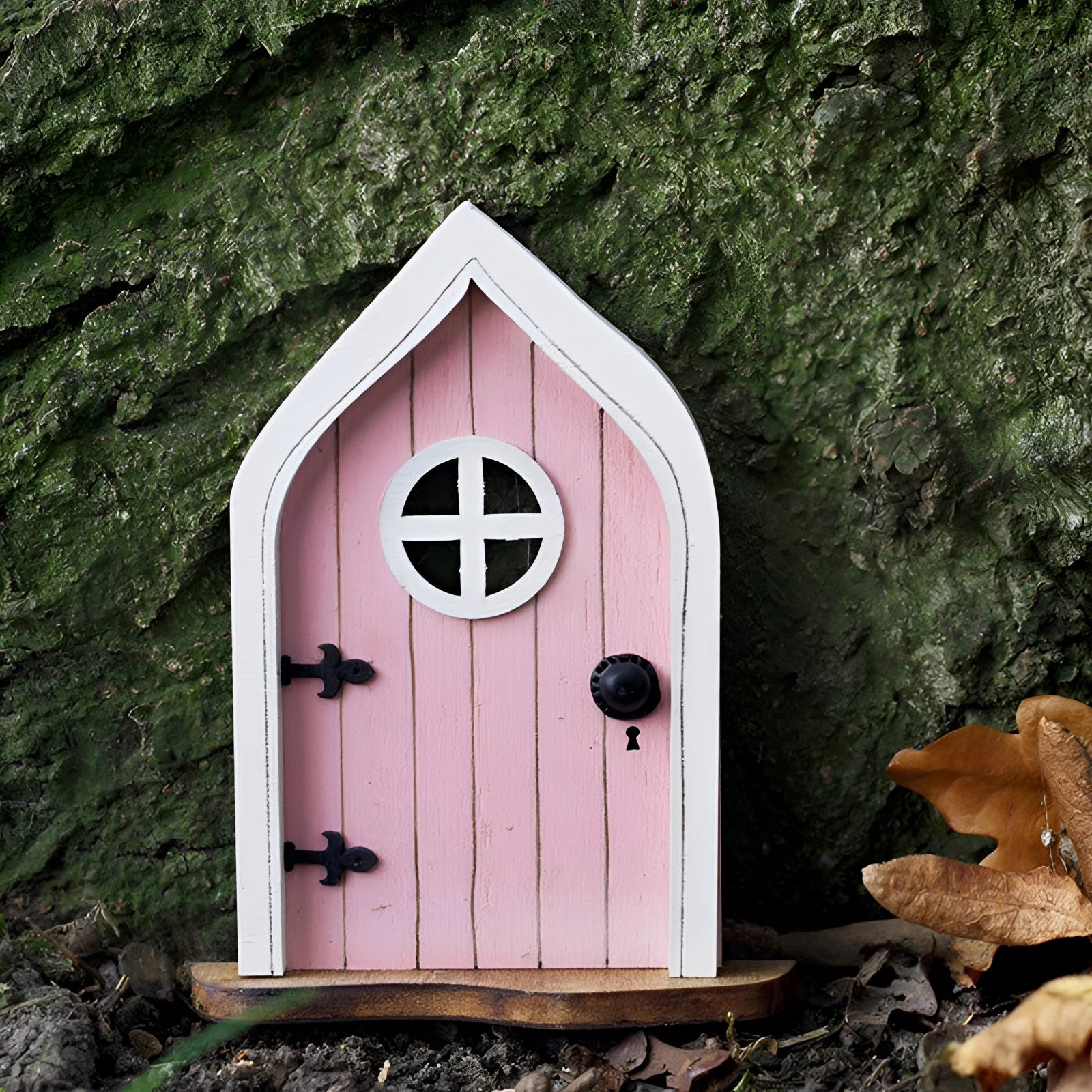 Puerta de Jardín de Hadas - Decoración y Accesorio de Árbol Encantado en Miniatura