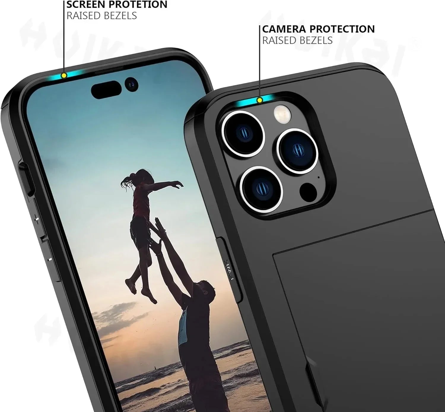 Shockproof iPhone Case: Raised Bezels, Durable Protection