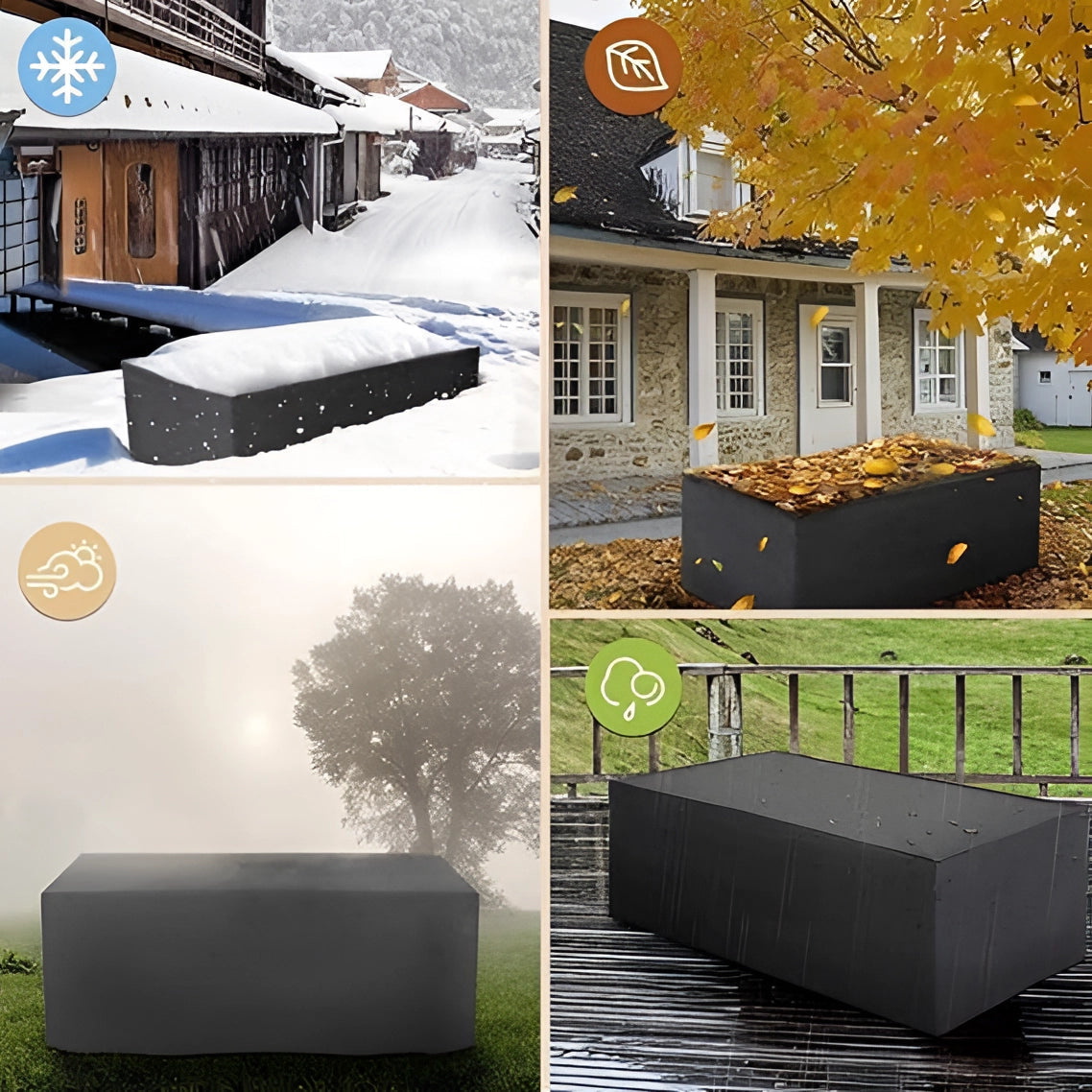 Waterproof Outdoor Furniture Cover - All-Weather & Durable Protection