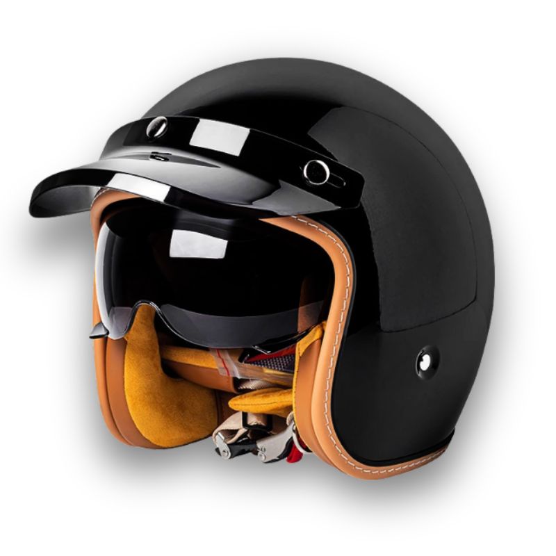 Timeless Motorcycle Helmet - DOT and ECE Approved