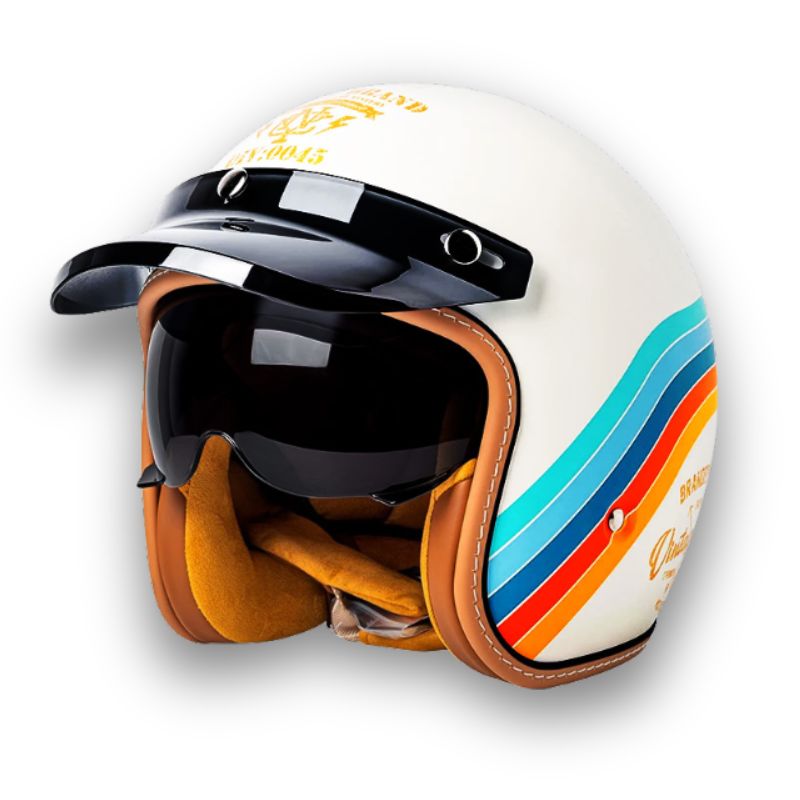 Timeless Motorcycle Helmet - DOT and ECE Approved