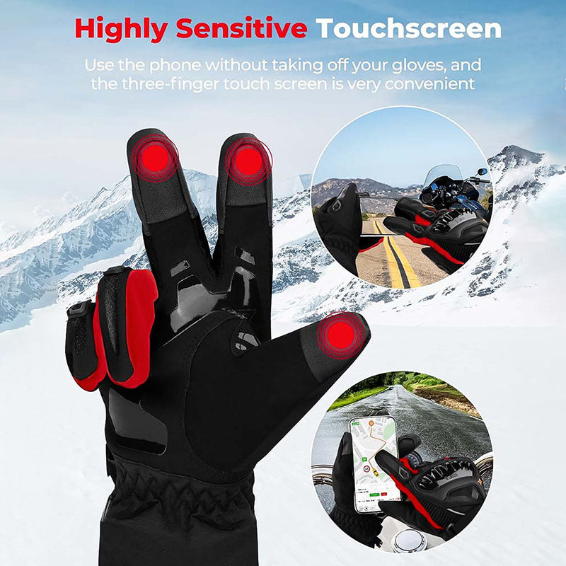 Waterproof Winter Motorcycle Gloves | CE & 2KP Approved