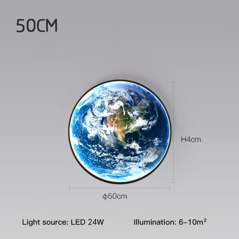 The Earth LED wall lamp