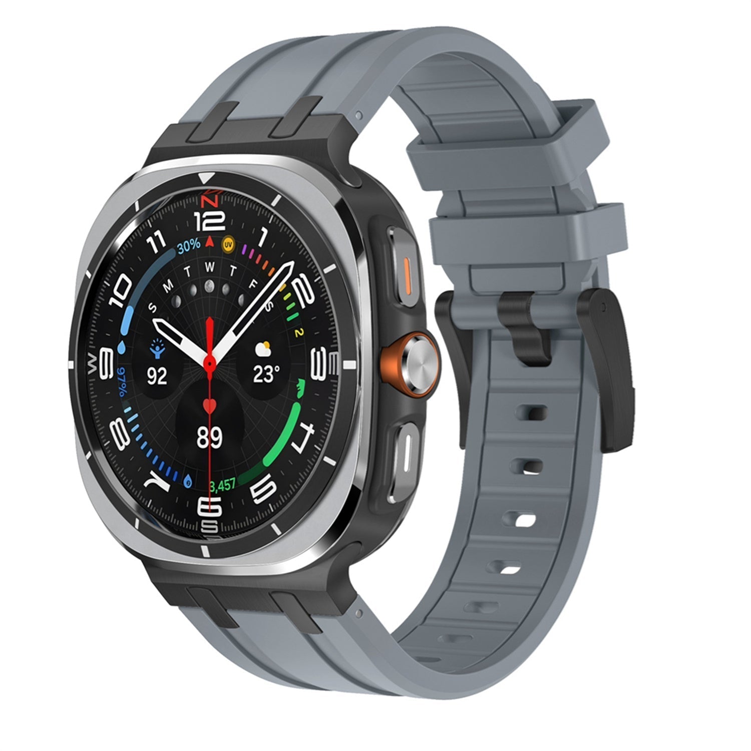 Bracelet en silicone AP de luxe pour Samsung Watch Ultra