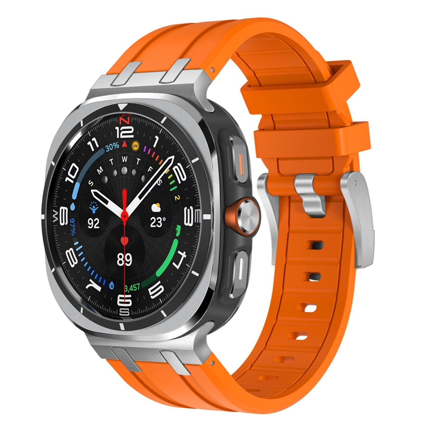 Bracelet en silicone AP de luxe pour Samsung Watch Ultra