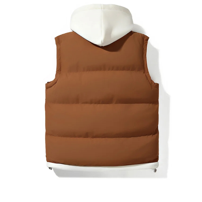 Soft Shell Hooded Puffer Gilet