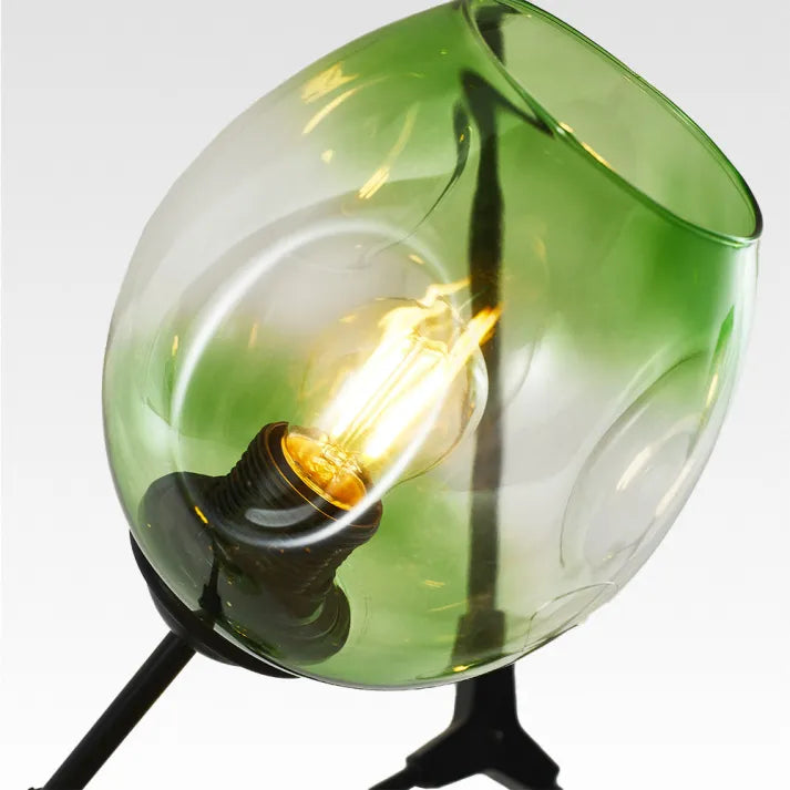 BubbleLight – Lampe à suspension Spoutnik avec bulles de verre