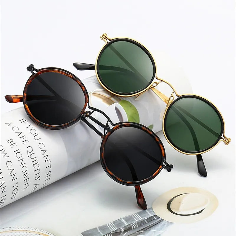 Ricco Milano Retro Round Sunglasses