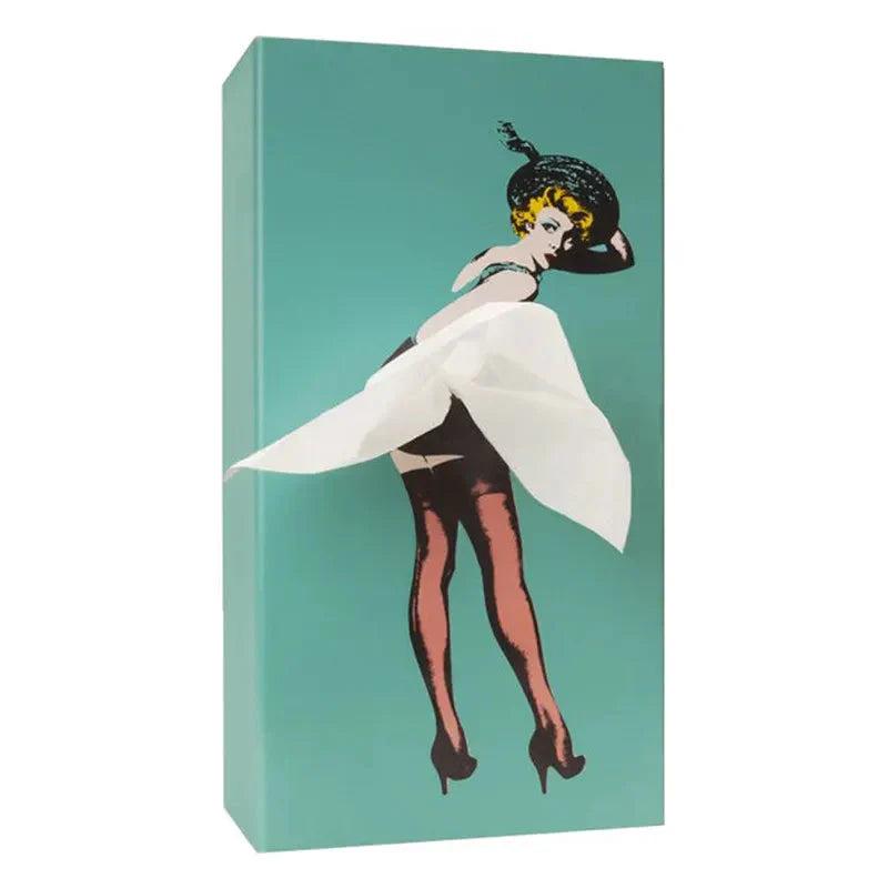 Pin Up Girl Tissue Box