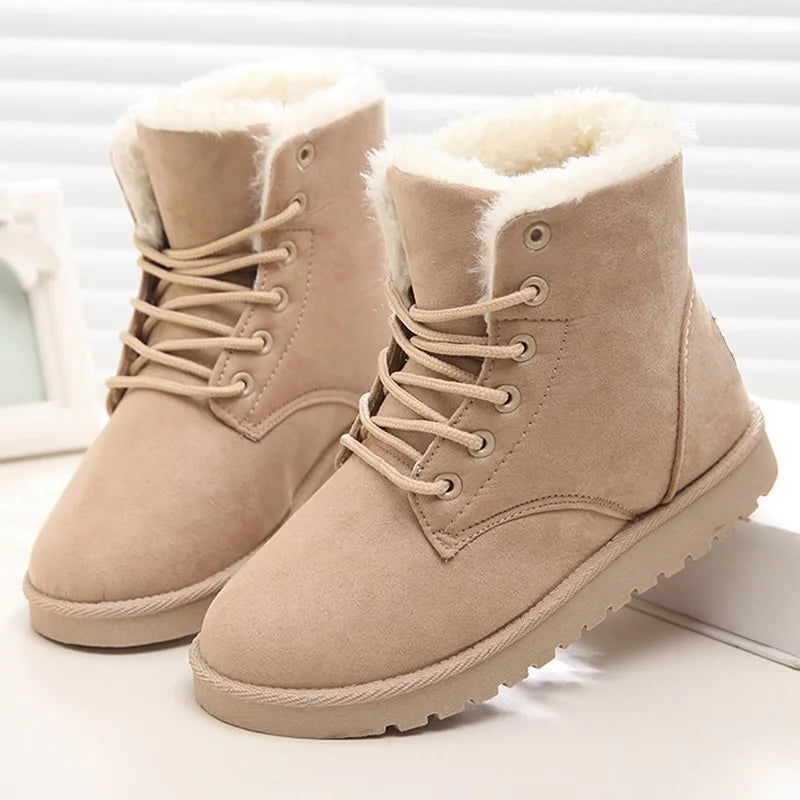 Botas de nieve cómodas para mujer.