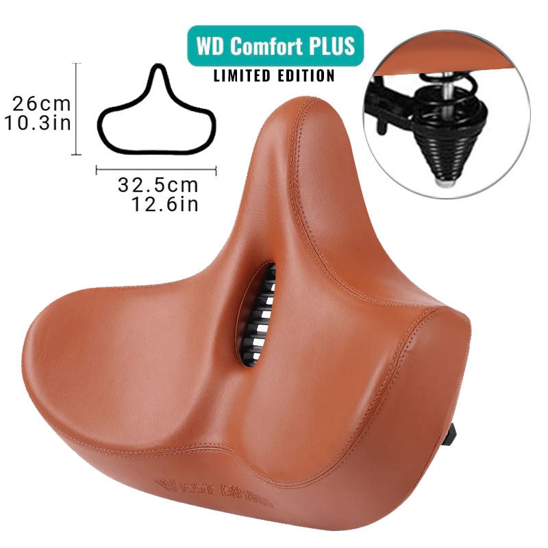 RIDEASE | Comfortable bicycle seat | Ergonomic design | Extra wide and breathable