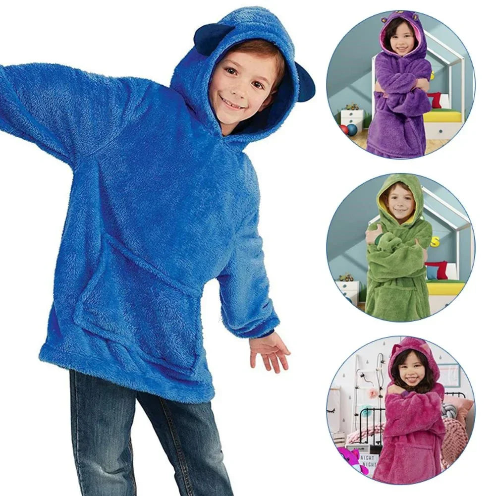 CuddleHoodie™ - Felpa con cappuccio e giocattolo in uno - Calda felpa con cappuccio per bambini