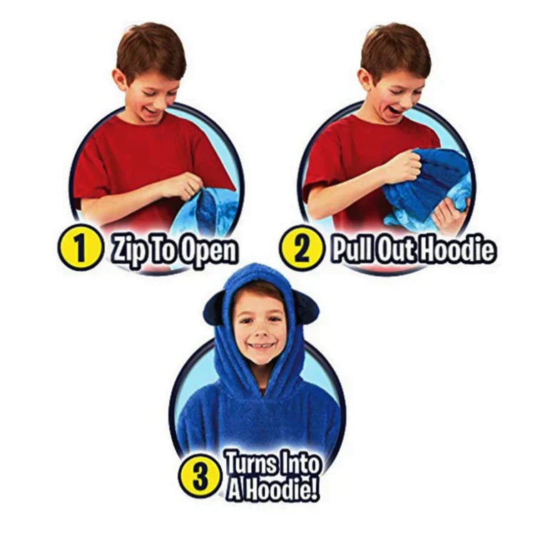 CuddleHoodie™ - Sudadera con capucha y juguete en uno - Sudadera con capucha cálida para niños