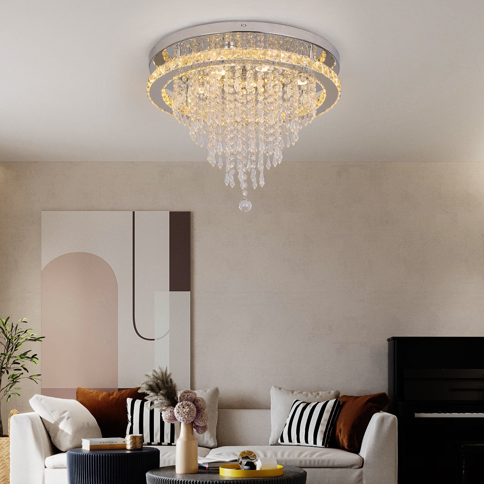 Lampadario LED Ava Crystal