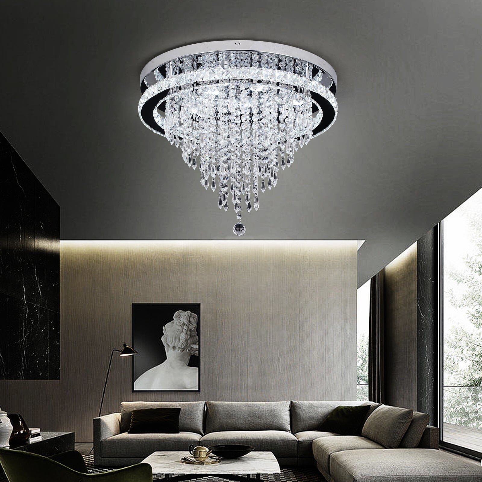 Ava Crystal LED Chandelier