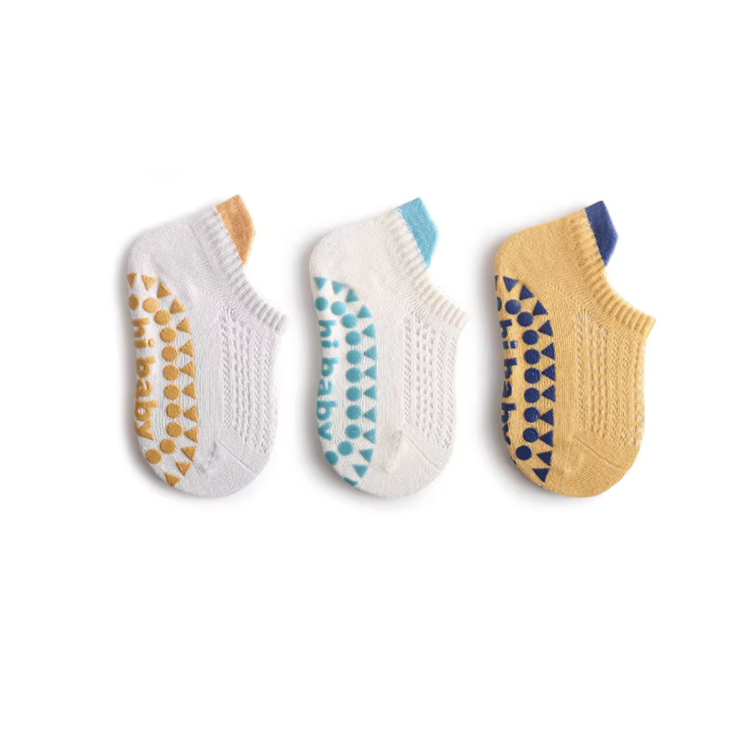 Anti-slip Baby Socks, 3 Pair