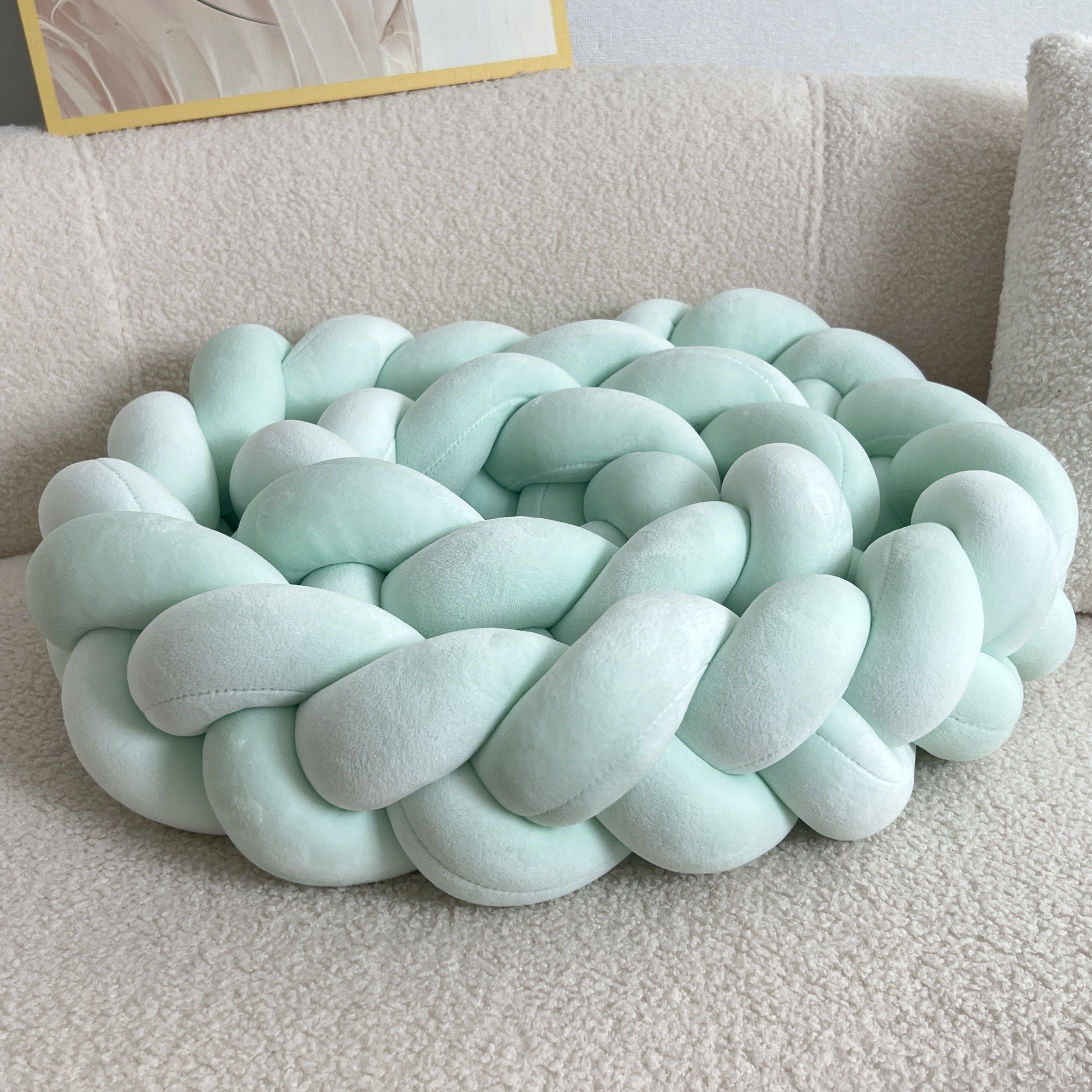 CushionWave - Coussin de sol lavable au design géométrique pour un style contemporain