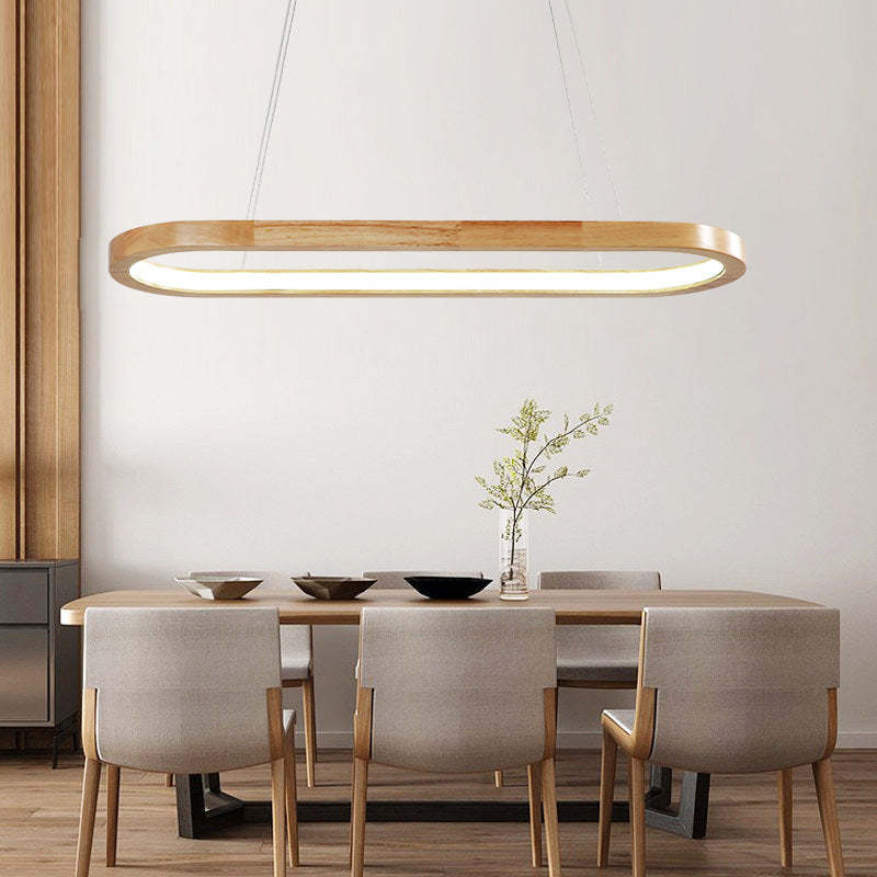 OzawaStyle - Modern hanging lamp made of metal and wood