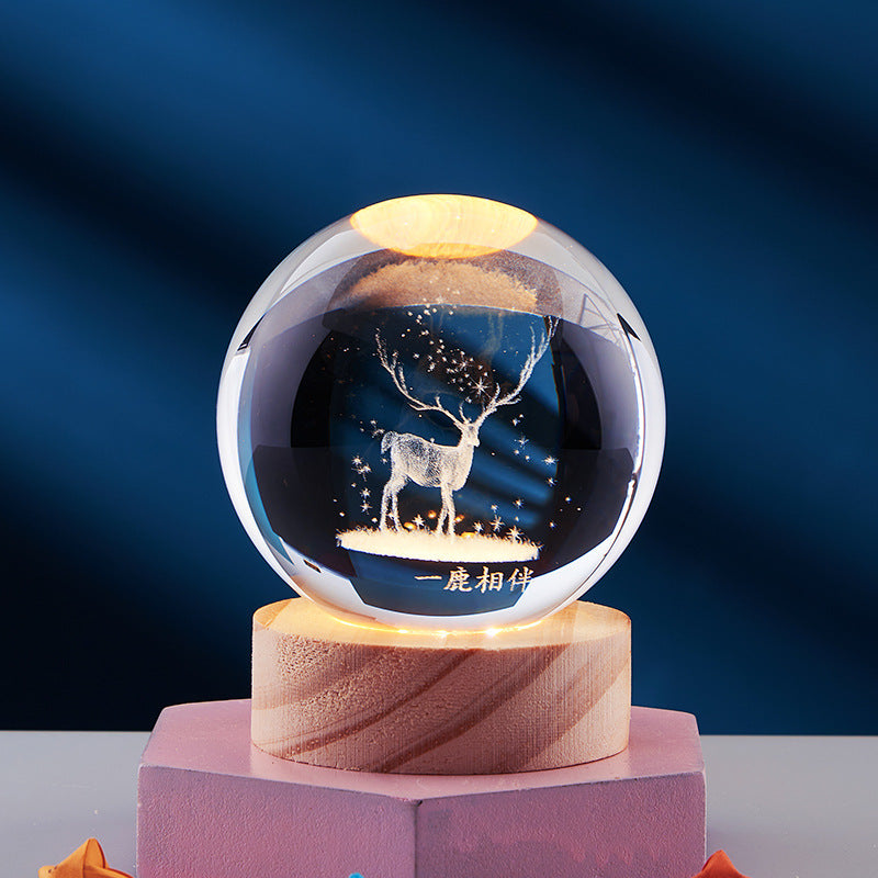 3D Crystal Night Light