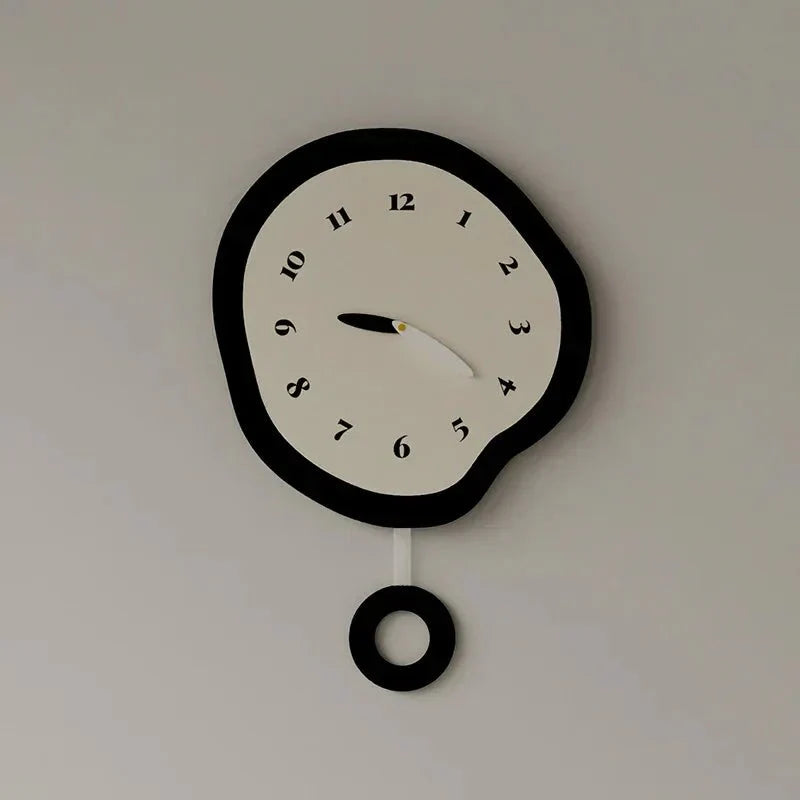 Abstract Design Living Room Wall Clock