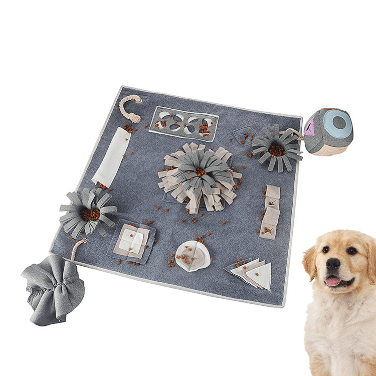 Sniff & Savor: Energy-Consuming Slow Feeder Puzzle Mat for Pets