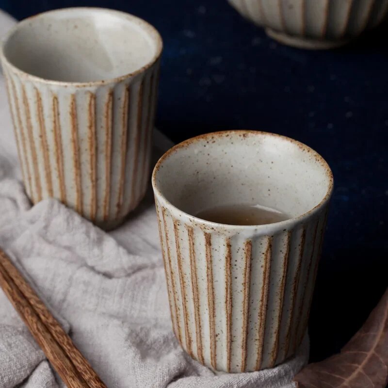 Ensemble de tasses à café en céramique Adella