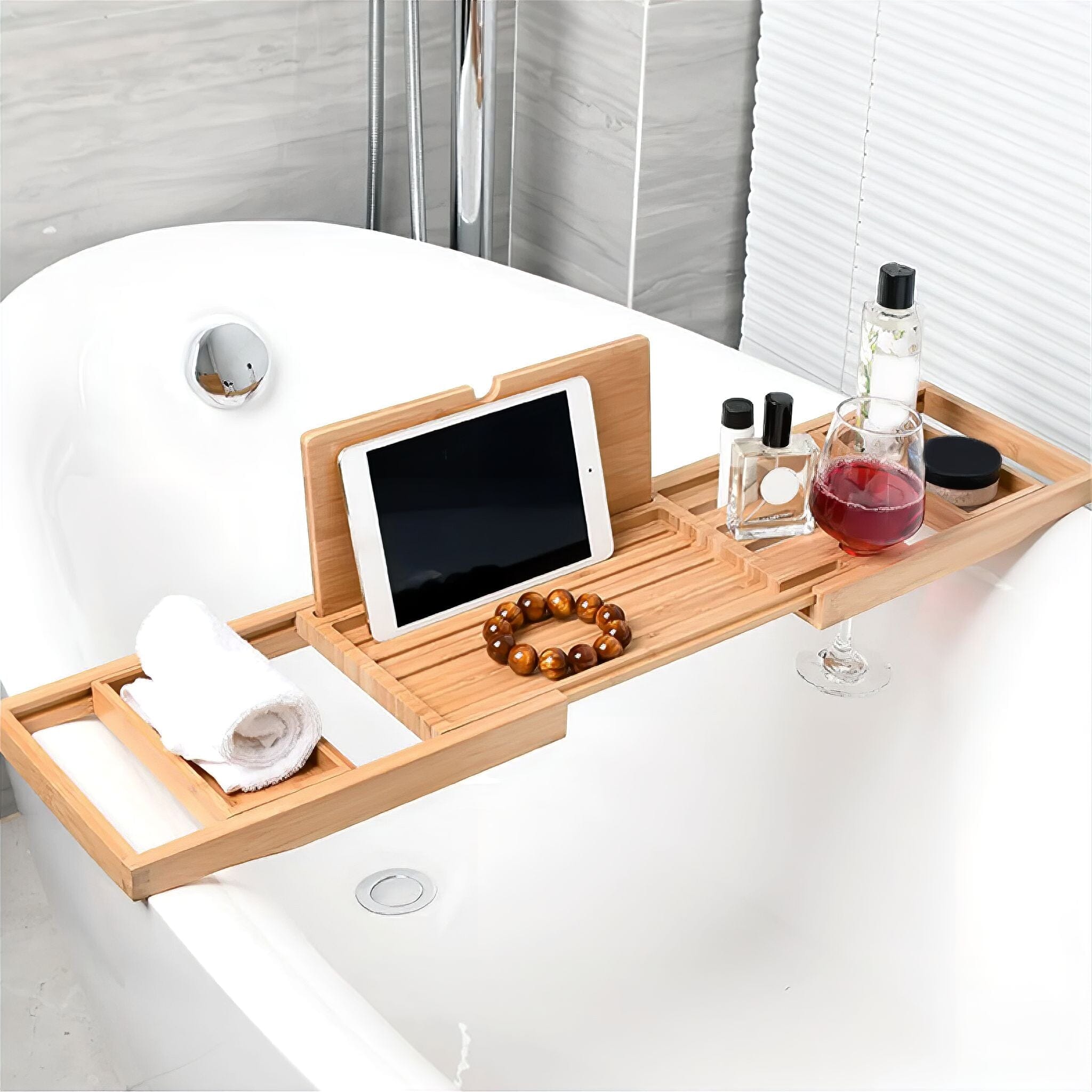 Ames Wooden Bathtub Caddy