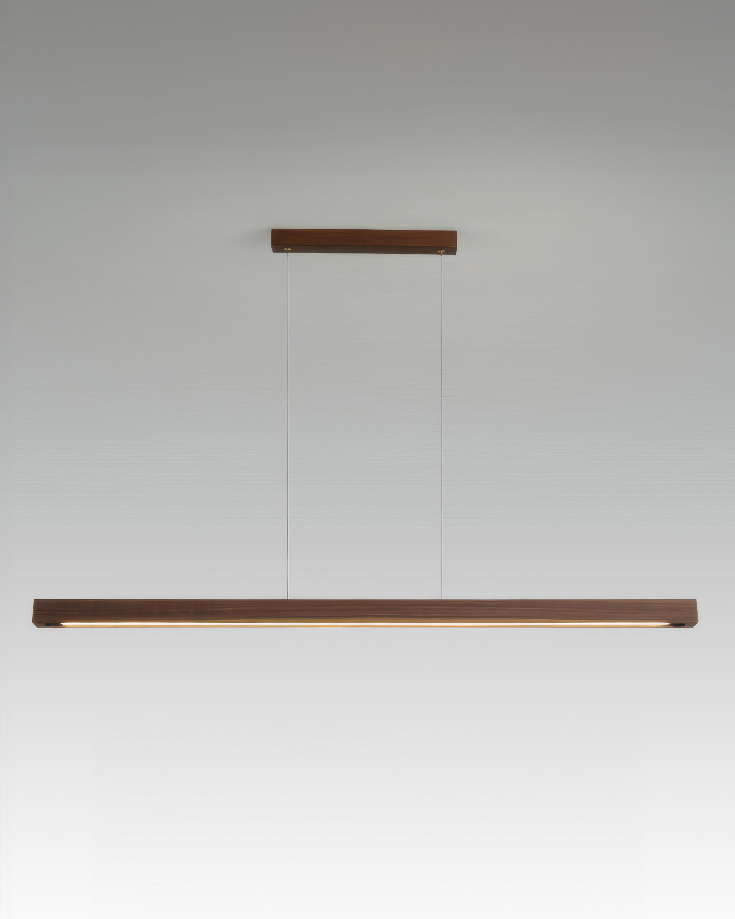 Minimalistische Japanse notenhouten hanglamp