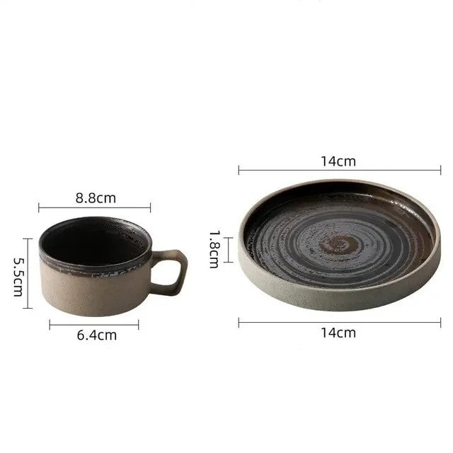 Monica Retro keramisk kaffemuggset