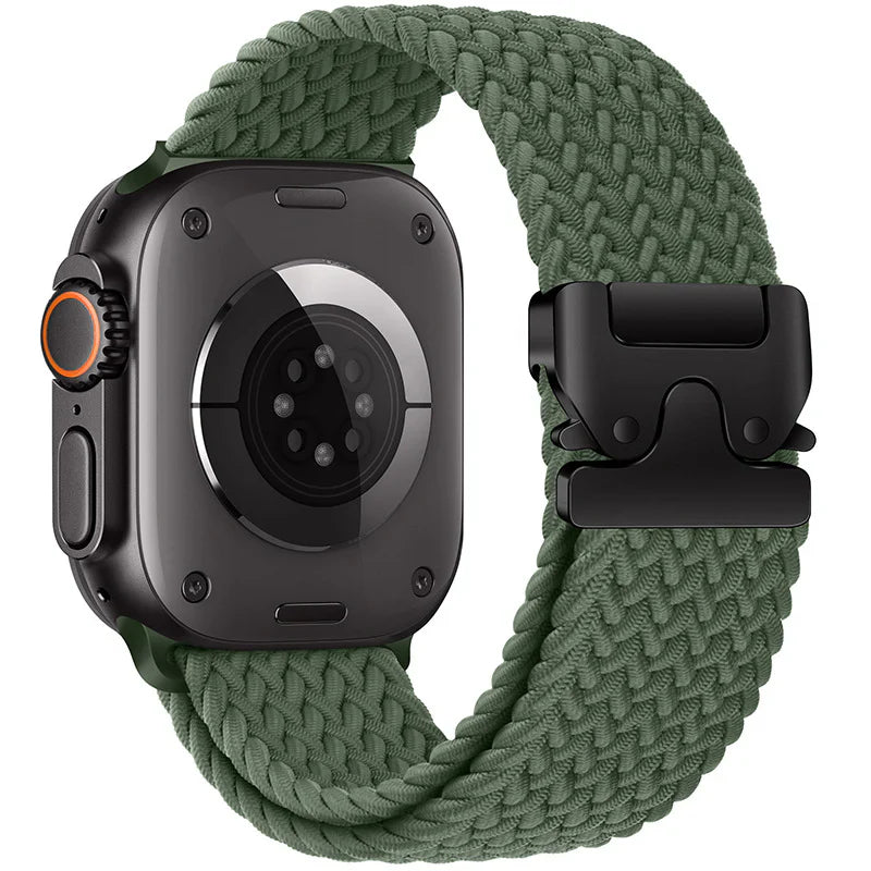 Nylon Geflochtenes Armband Für Apple Watch