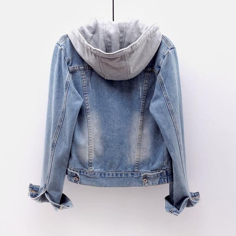 Casaco de Denim com Capuz Vivienne Lane