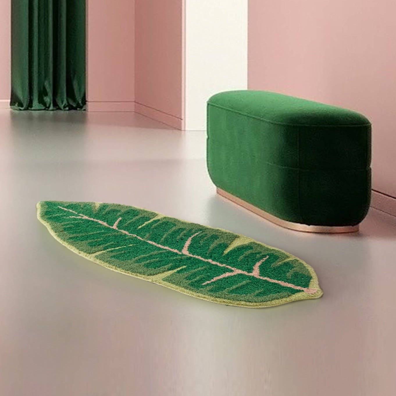 Banana and Monstera Mat