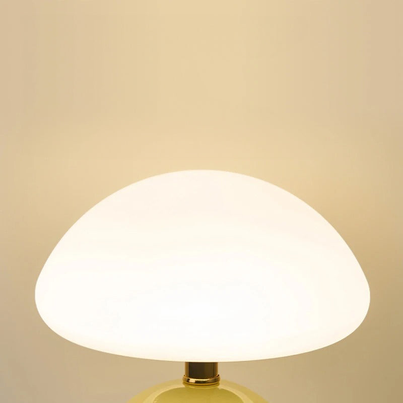 Romige gloed | Moderne bedlamp | tafellamp