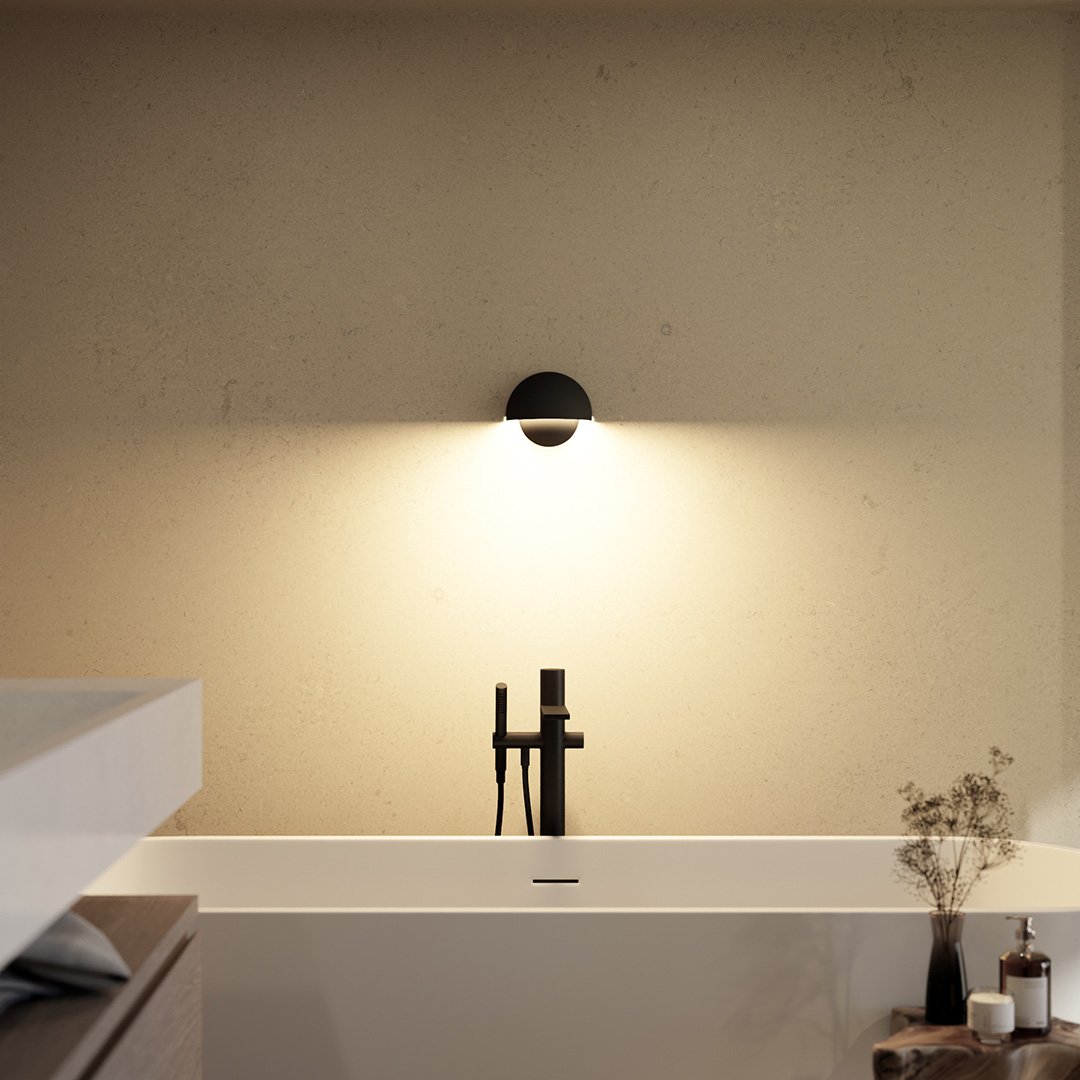 AquaLight - Lampada da parete a LED per esterni con luce calda