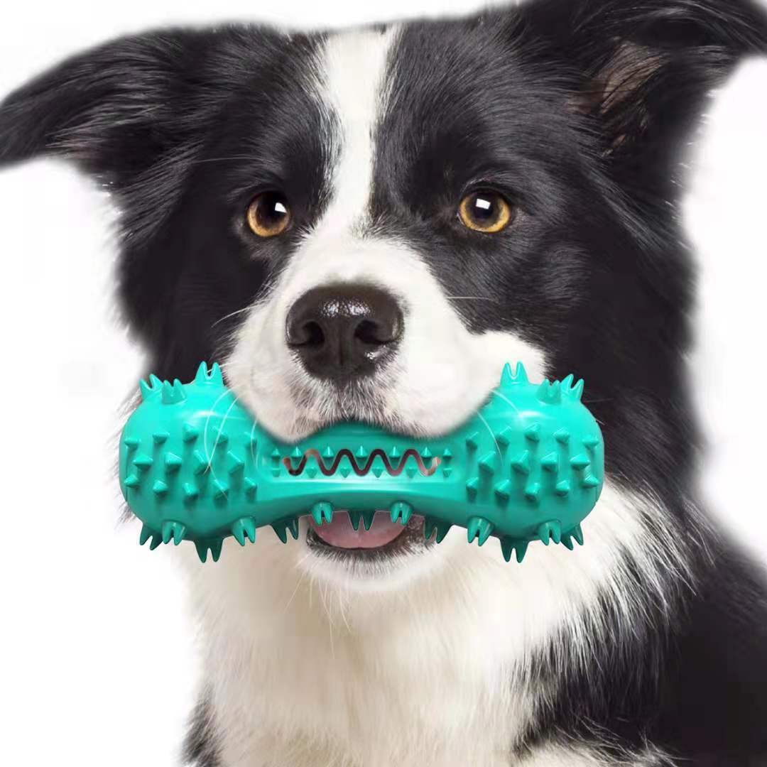 BiteClean Dental Stick: Brinquedo de Borracha para a Saúde Dental dos Cães