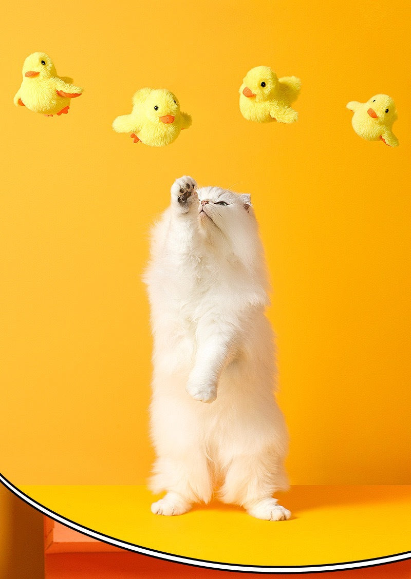 Bouncy Buddy Flapping Duck: Interactive Cat Play Toy